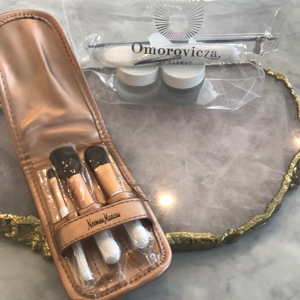 Neiman Marcus makeup brushes & Omorovicza skincare